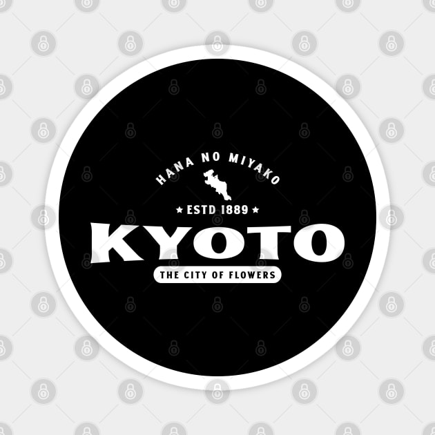 Kyoto - The City of Flowers Magnet by Vectographers